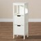 Baxton Studio Reuben White Finished 2-Drawer Wood Storage Cabinet 163-10299 - alternate 8